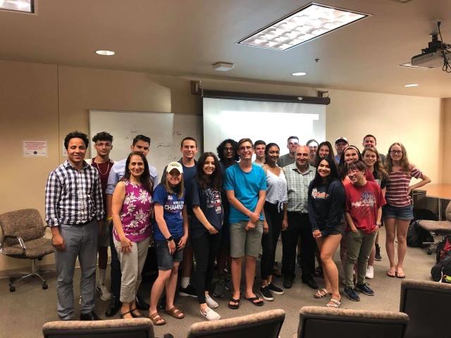 group of people from Arabic Flagship